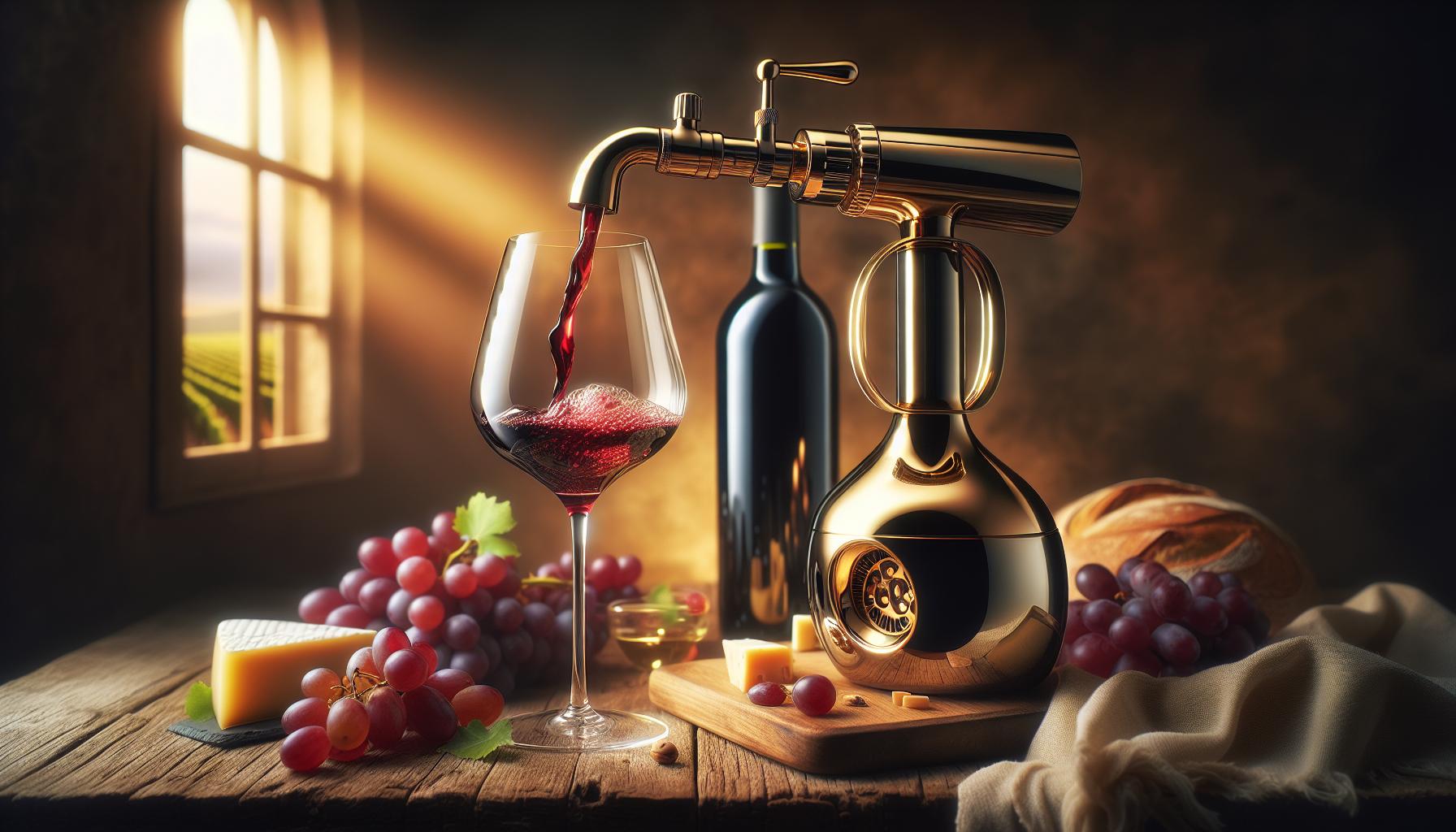 How to Use a Wine Aerator Effectively